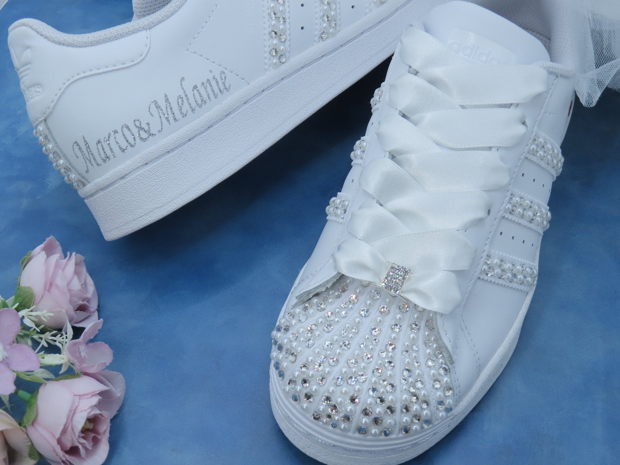 Adidas Bridal Trainers Crystal Shoe Designs