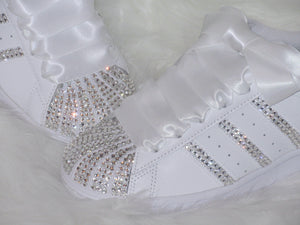 Wedding Adidas -  Crystal Shoe Designs