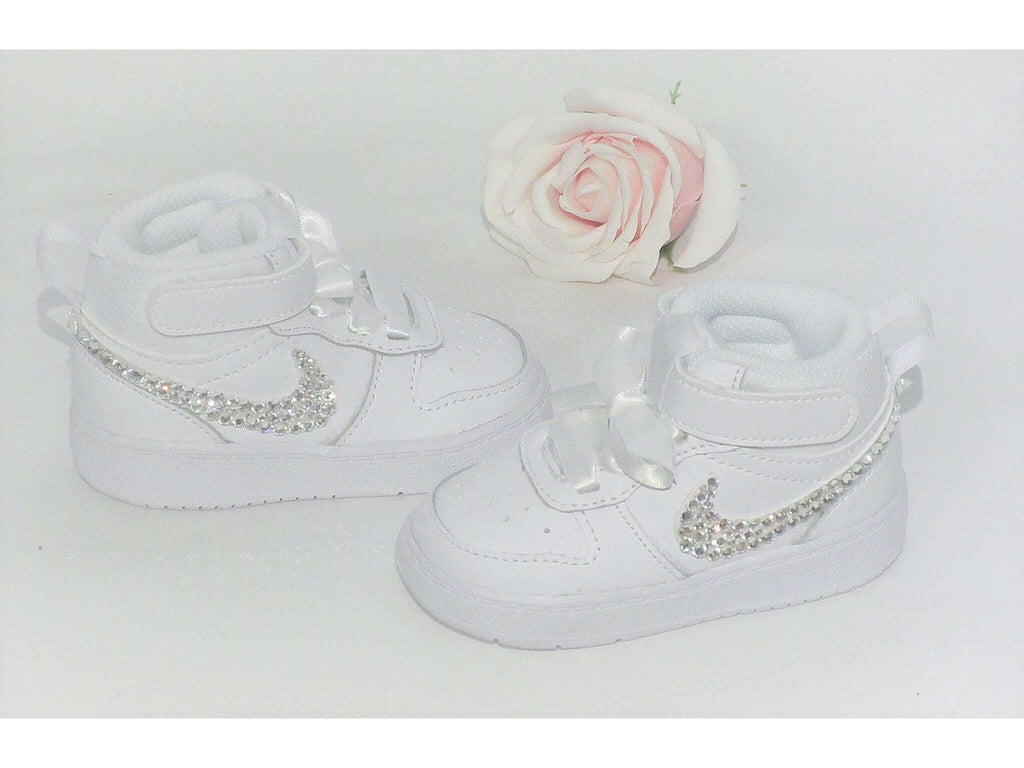 Custom Baby Toddler Crystal Nike. - Crystal Shoe Designs