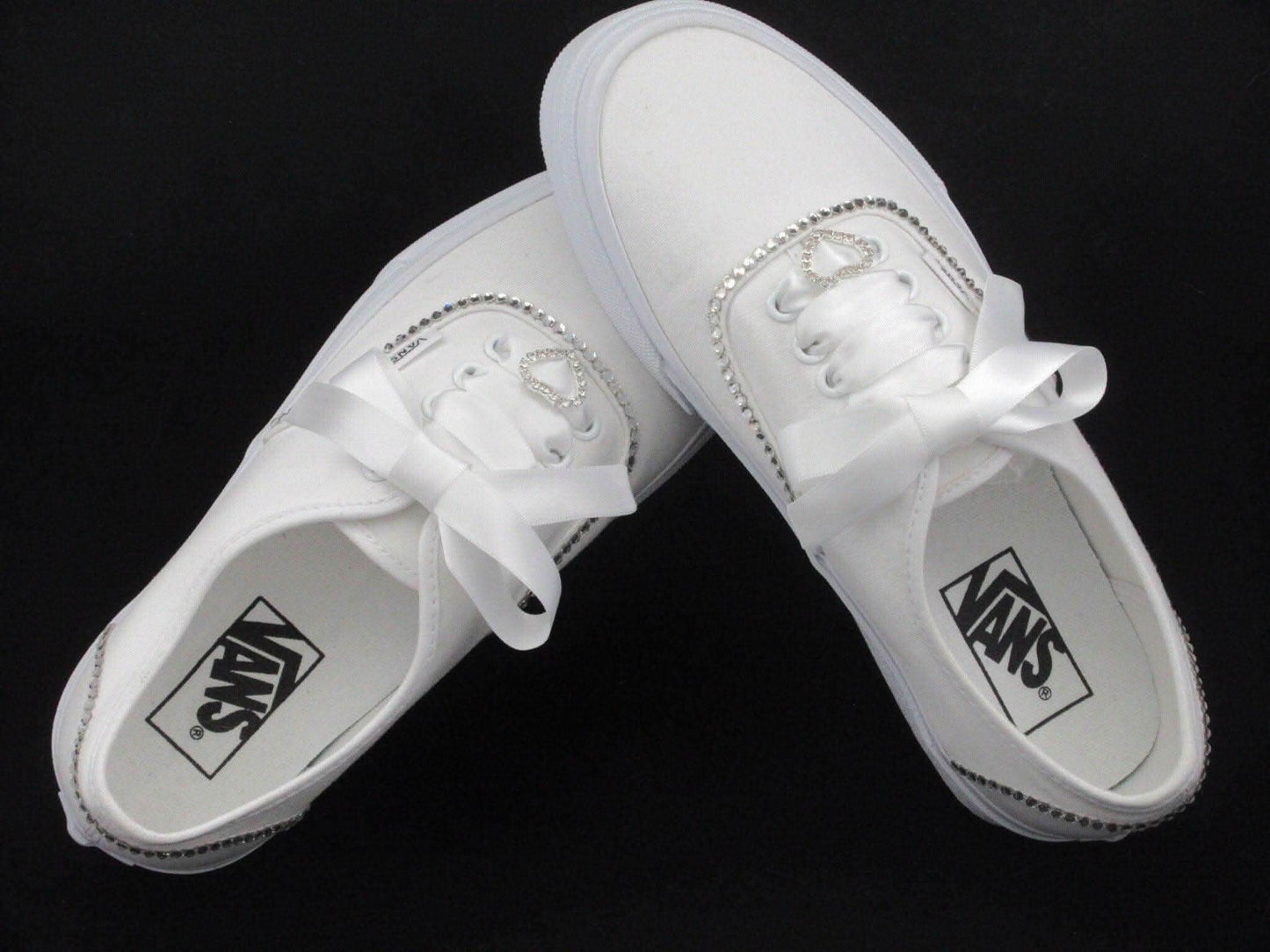 Elegant Bridal Crystal Vans - Crystal Shoe Designs