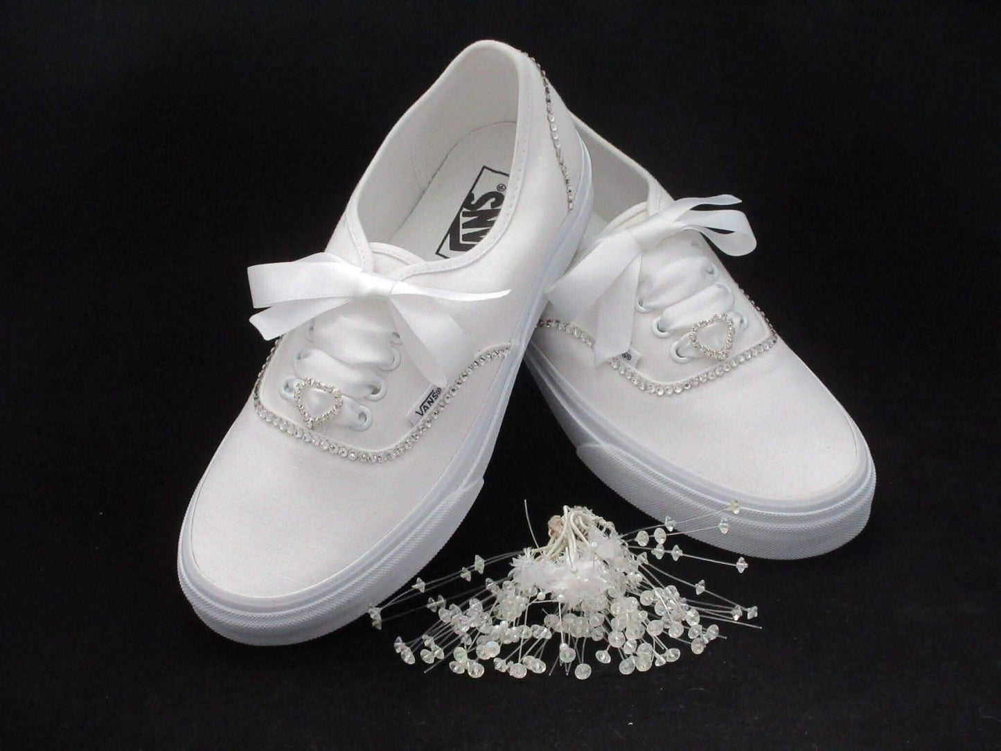Elegant Bridal Crystal Vans - Crystal Shoe Designs