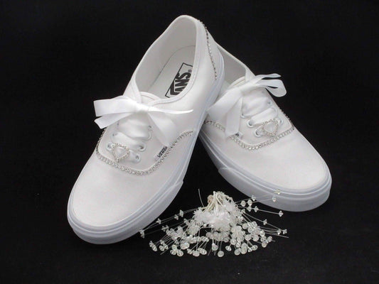 Elegant Bridal Crystal Vans - Crystal Shoe Designs