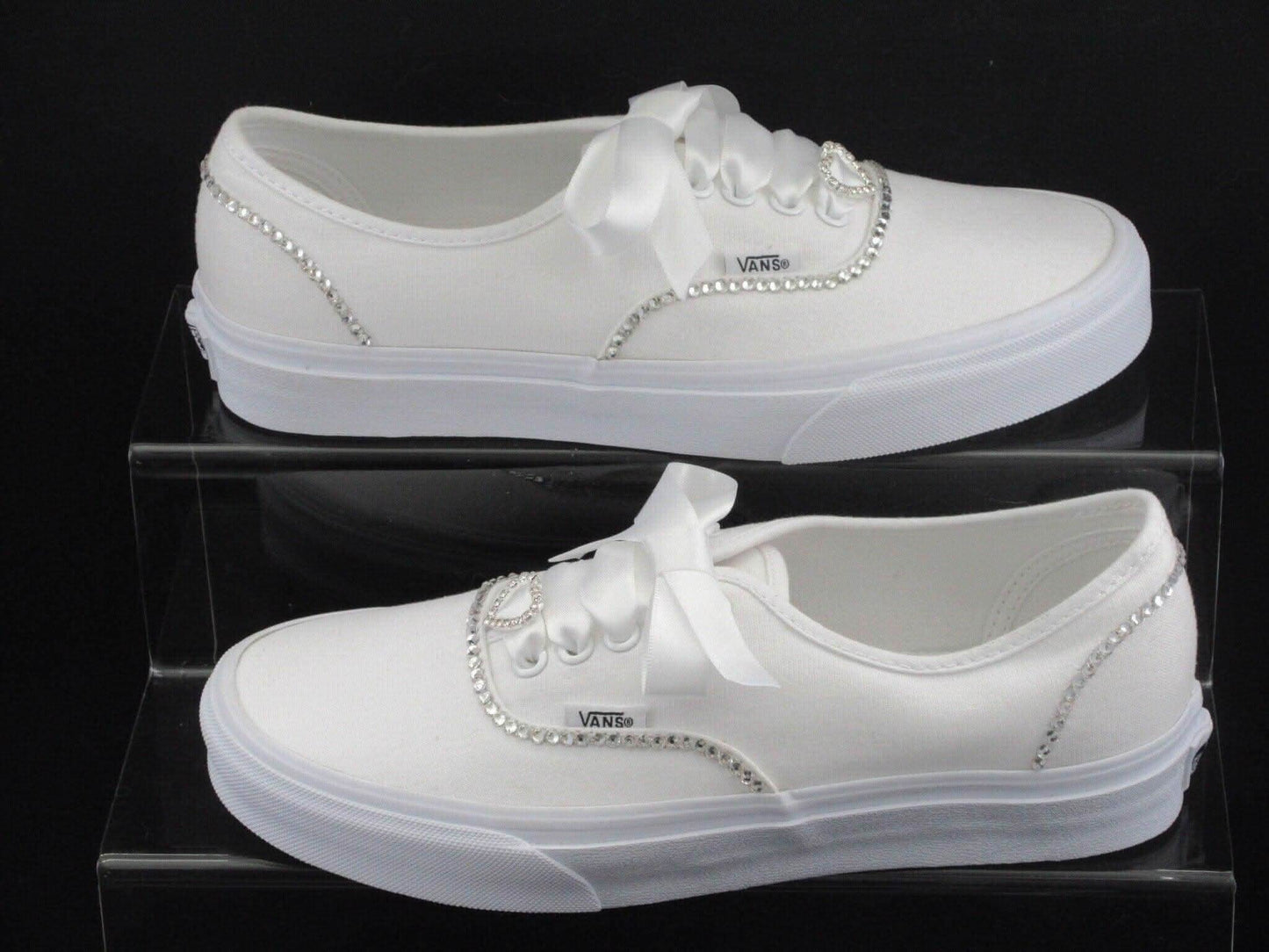 Elegant Bridal Crystal Vans - Crystal Shoe Designs