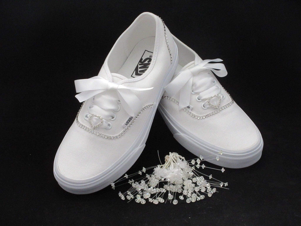 Wedding Bridal Custom Crystal Vans - Crystal Shoe Designs