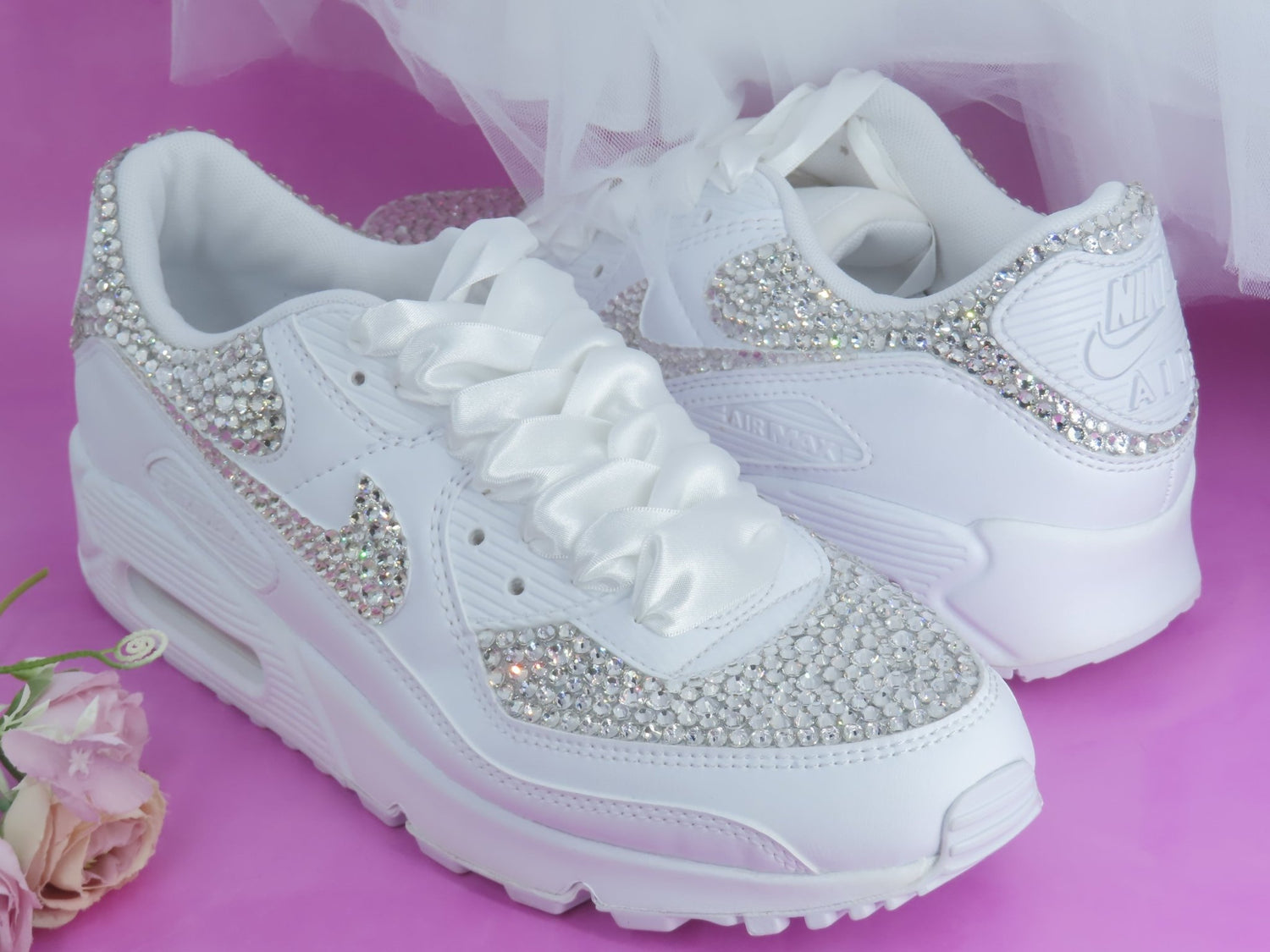 Wedding Nike -  Crystal Shoe Designs