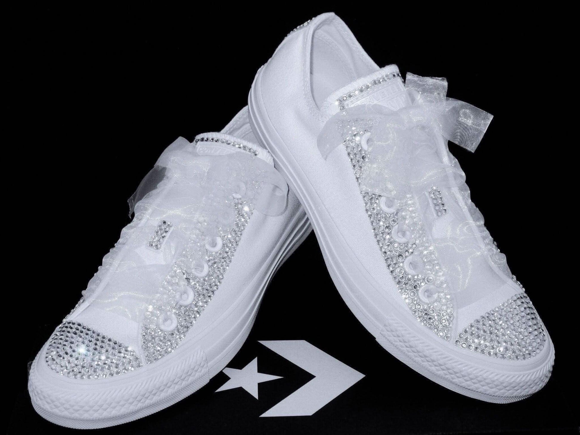 Bridal Customized Converse Wedding Converse Chuck Taylors Best Sale
